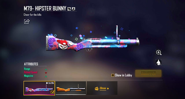Hipster Bunny Weapon set