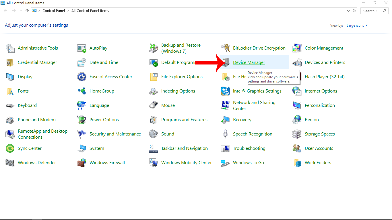2 way, How to Update & Install basic adapter to Intel (R)HD Graphics