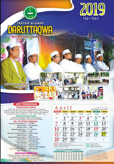 Desain Kalender 2020 Untuk Pesantren