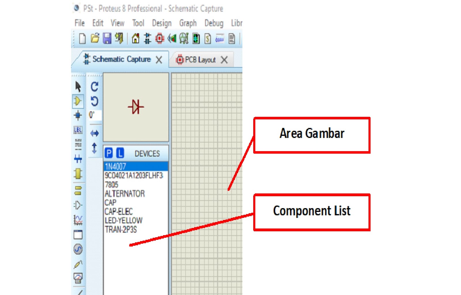 - GR The Shine -: Skematik dan PCB Layout Rangkaian Adaptor (Power