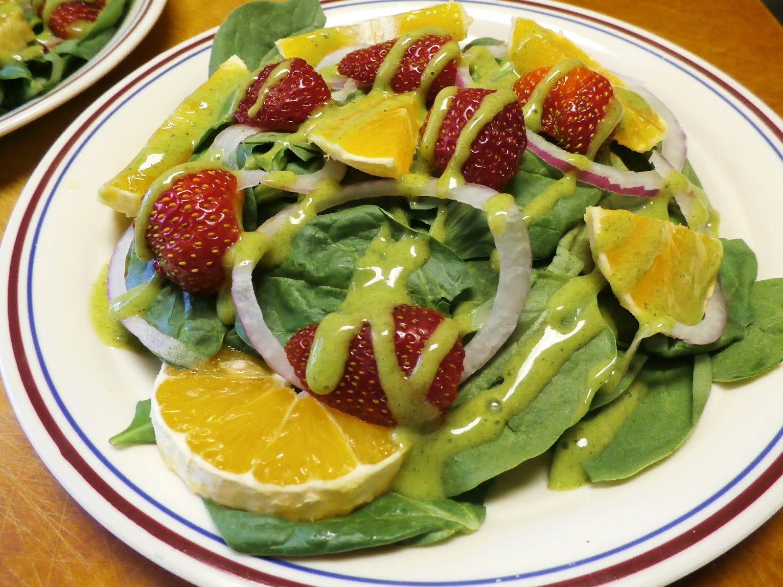 My Adventures Testing 1000 Vegan Recipes Spinach Salad with Orange