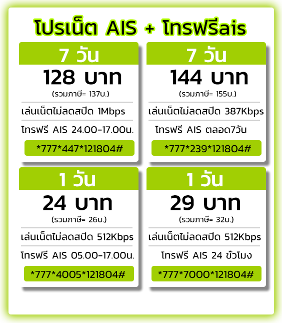 เน็ต ais 