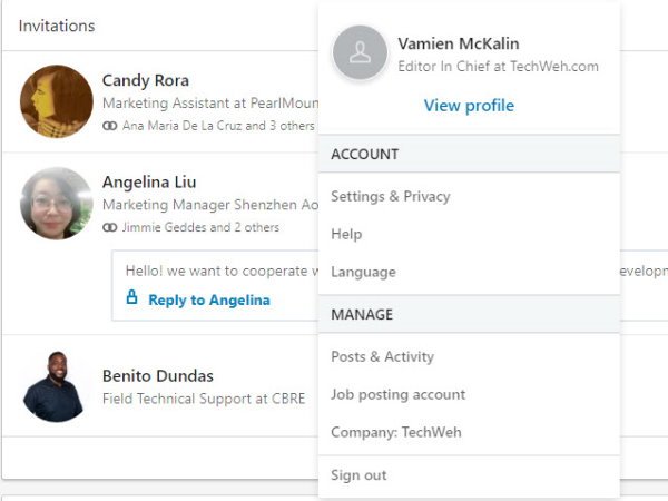 cách xóa tài khoản linkedin