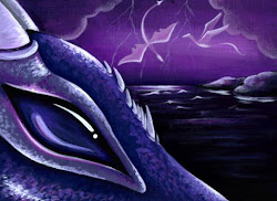 dragons amethyst wagner elaina dragon painting coast fantasy acrylic canvas paintings eye fineartamerica artist grace state wall featured spiritual depth