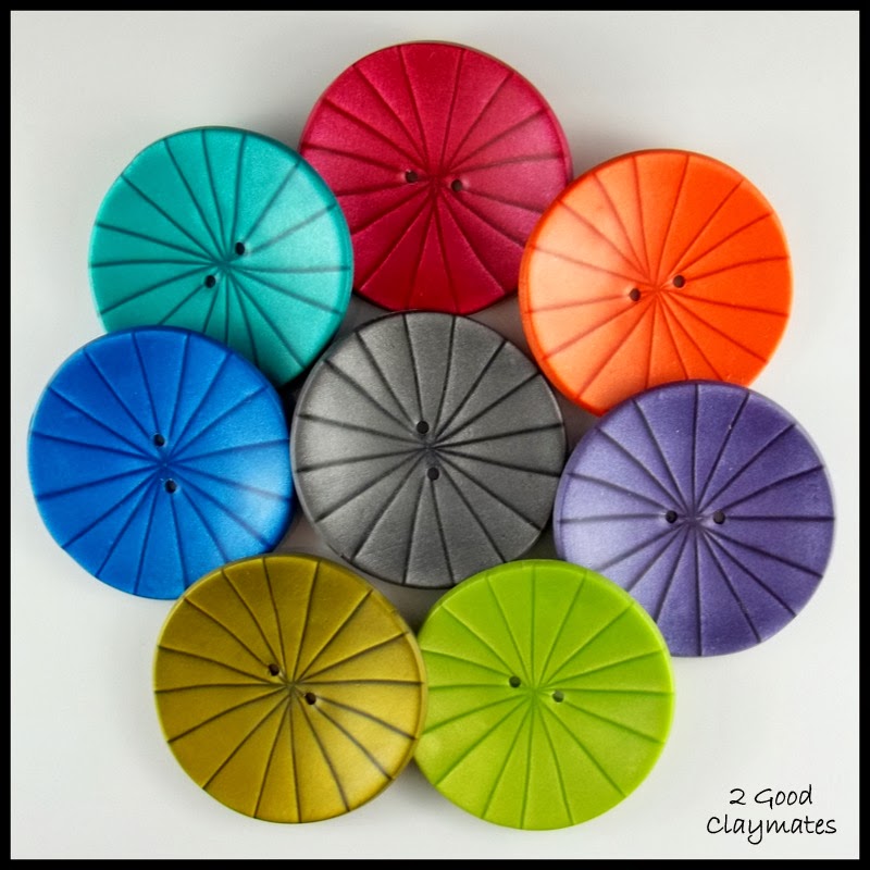 2 Good Claymates: Color Wheel Buttons
