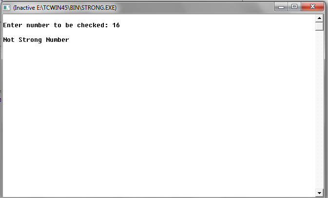 Learn C language: C program to check if number is Strong number or not