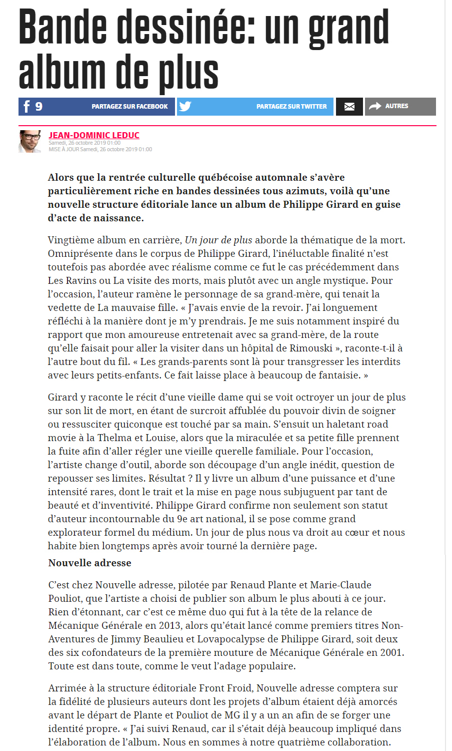 Le blog de Phlppgrrd alias Philippe Girard Un jour de plus dans le