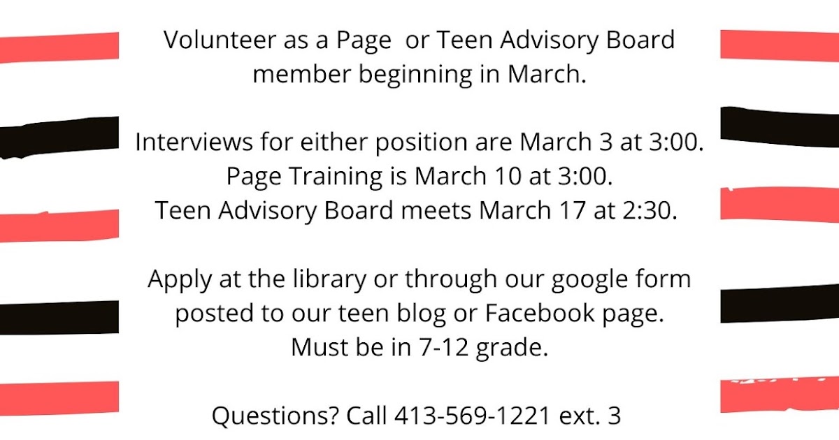 Southwick Public Library Teens