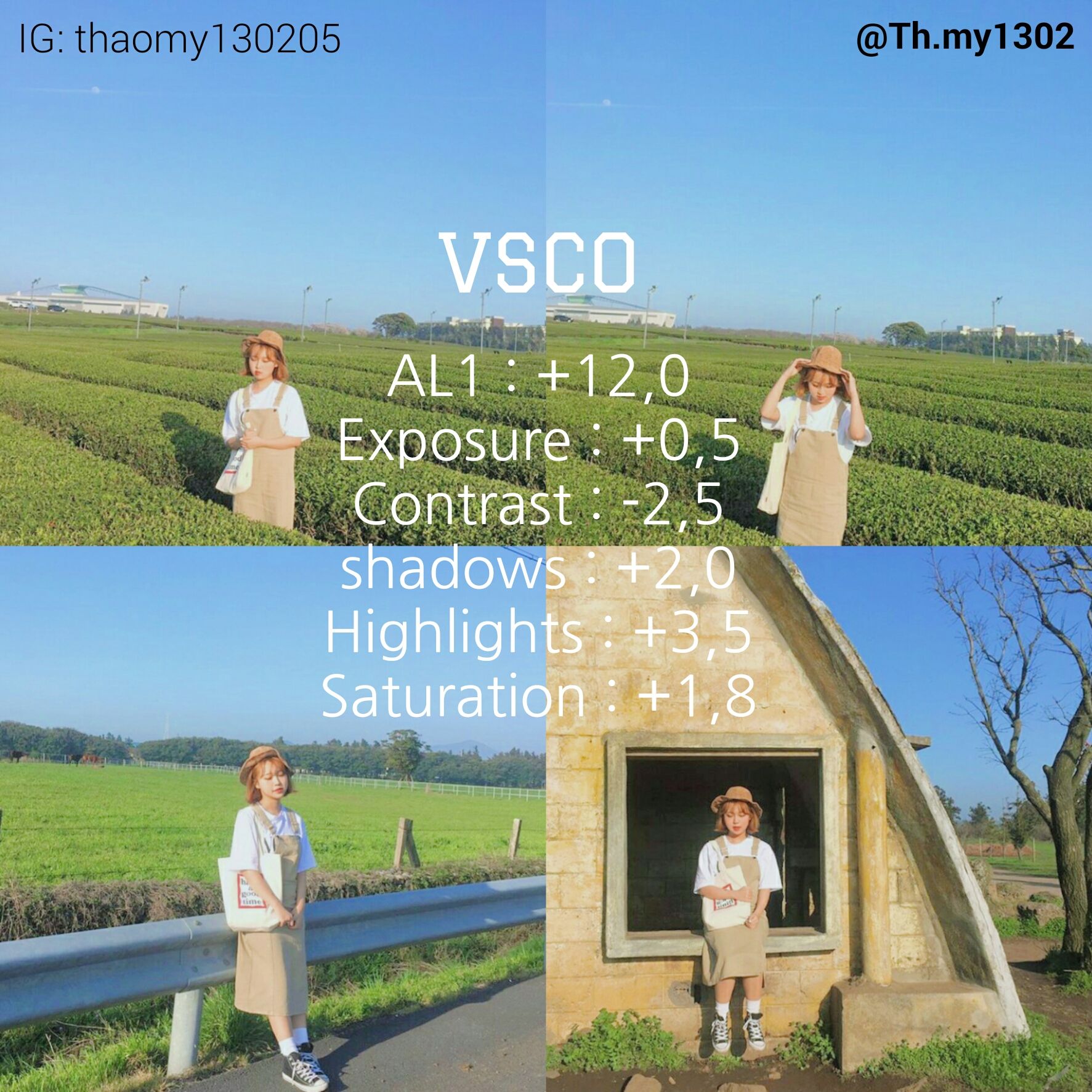 Công thức VSCO chỉnh ảnh ngoại cảnh cực đẹp