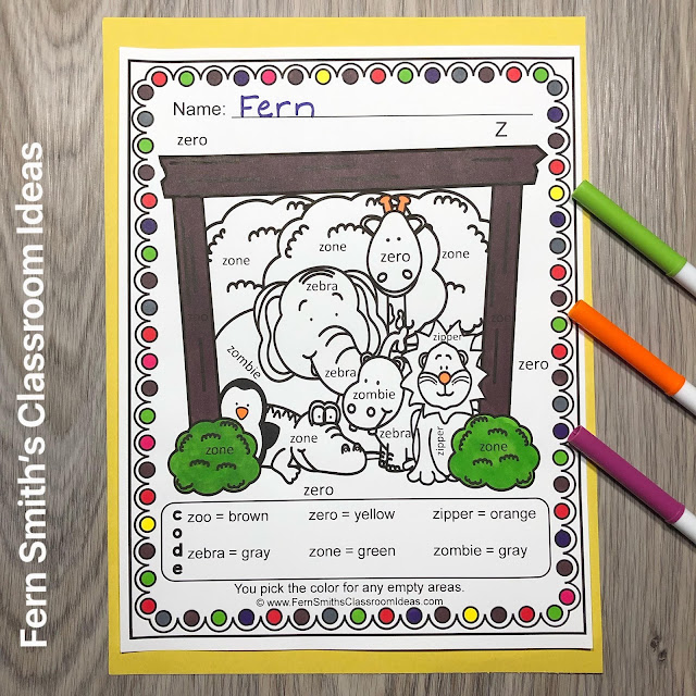 Click Here to Download This Alphabet Book From A to Z Color By Code Resource for Your Classroom Today!