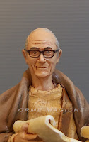 ritratto padre statuette modellini personalizzati sculture miniatura milano orme magiche