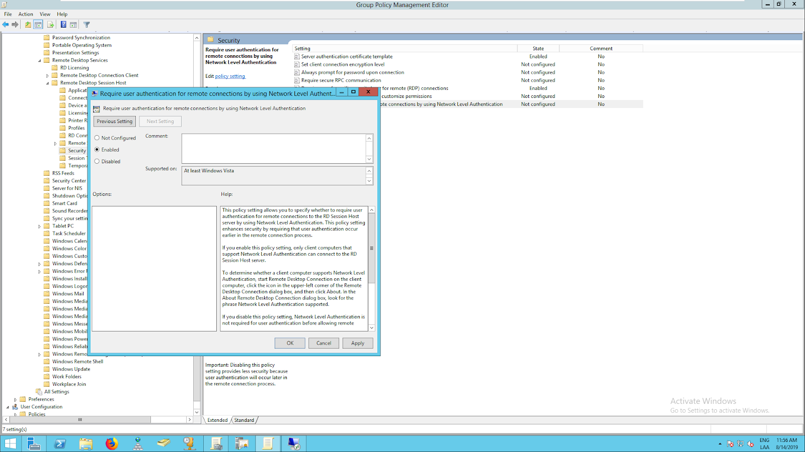 0xsecure: Habilitar la Autenticación a Nivel Red (NLA) para conexiones ...