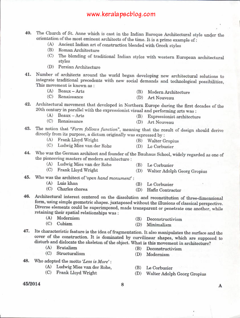 Architectural Head Draftsman Exam Previous Question Architectural Head Draftsman Exam Previous Question