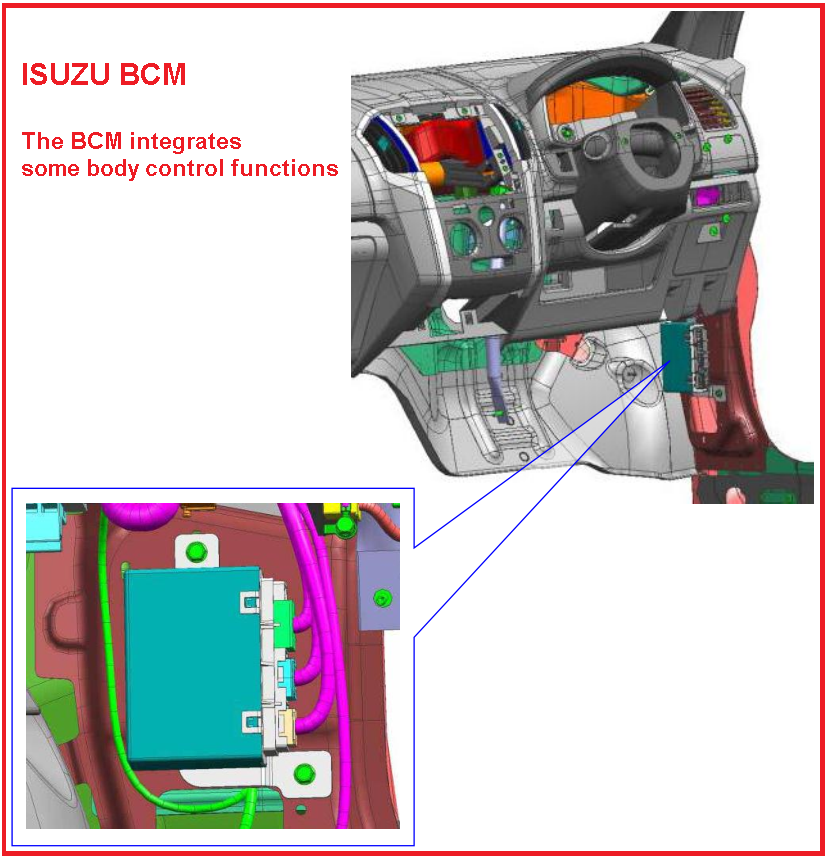 TECHNIC AUTO CAR Isuzu Dmax Body Control Module
