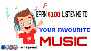 Earn Online Money Listening To Your Favourite Music