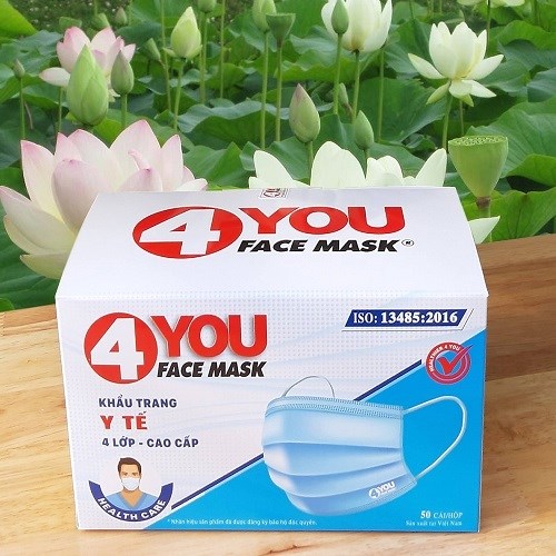 Khẩu Trang Y Tế 4 You  Face Mask 4 Lớp Hộp 50 Cái