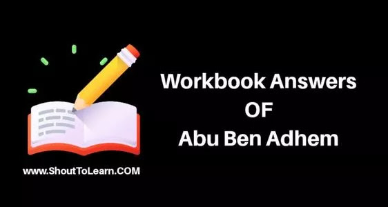 Workbook Answers  Of Abou Ben Adhem
