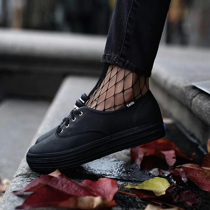 tenis keds plataforma preto