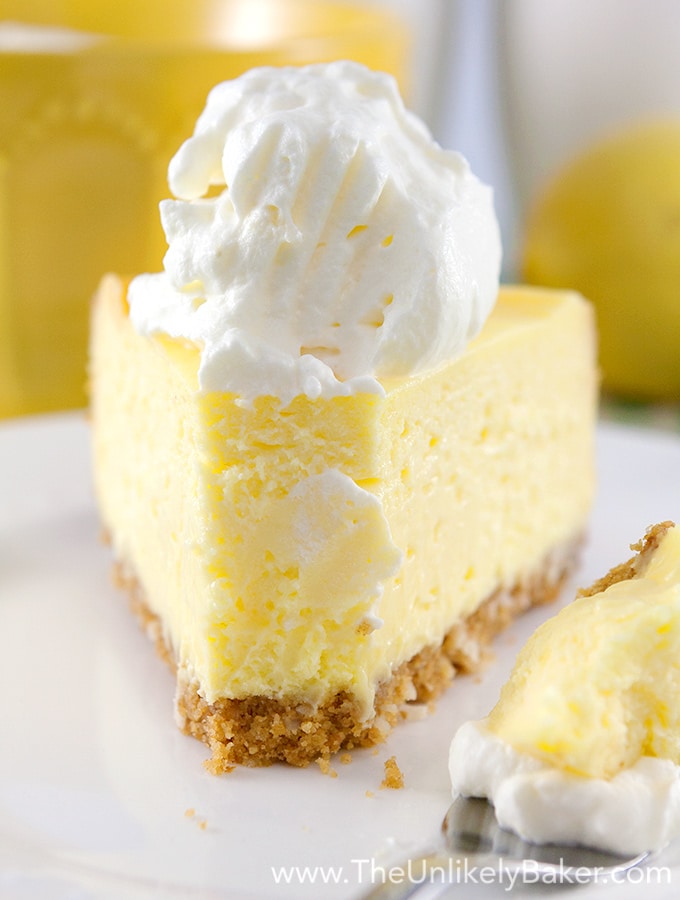 The Best Lemon Cheesecake. Ever Mom's Easy Recipe