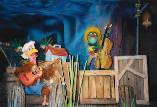 Frog Playing Instruments in the Laughing Place Splash Mountain Magic Kingdom Walt Disney World Frog Playing Instruments in the Laughing Place Splash Mountain Magic Kingdom Walt Disney World
