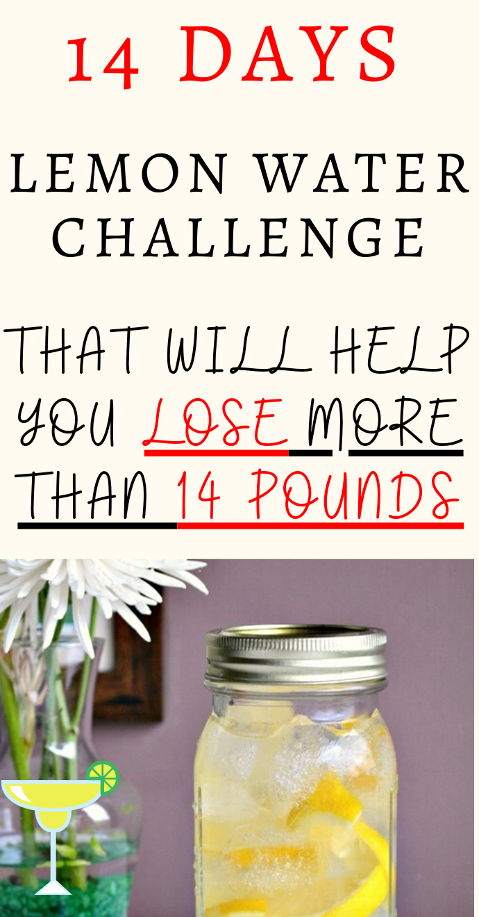 Here’s A 14Day Lemon Water Challenge That Will Help You Lose Weight