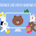 Screensaver LINE (Brown dan Cony) untuk PC atau Laptop