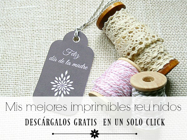 Recopilatorio con imprimibles de tarjetas de felicitación, etiquetas de regalo y planificadores