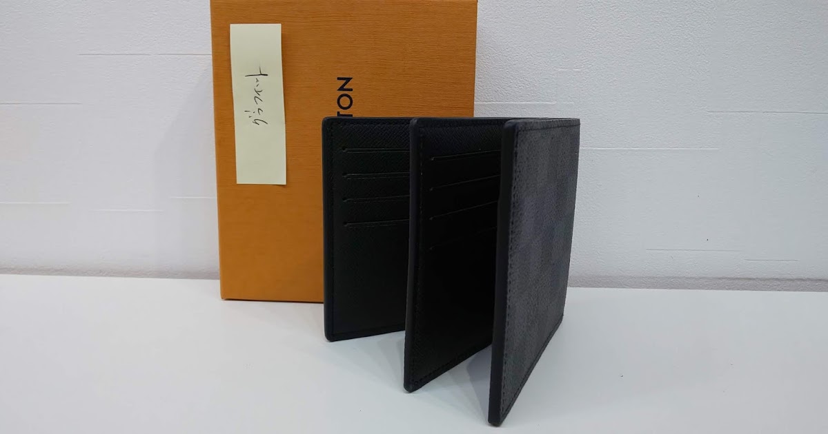 生活費の助っ人！京都で質入れならお任せください「西院の質屋ブログ」: ルイ・ヴィトン 二つ折り財布 アメリゴ・ダミエグラフィット 新品未使用の