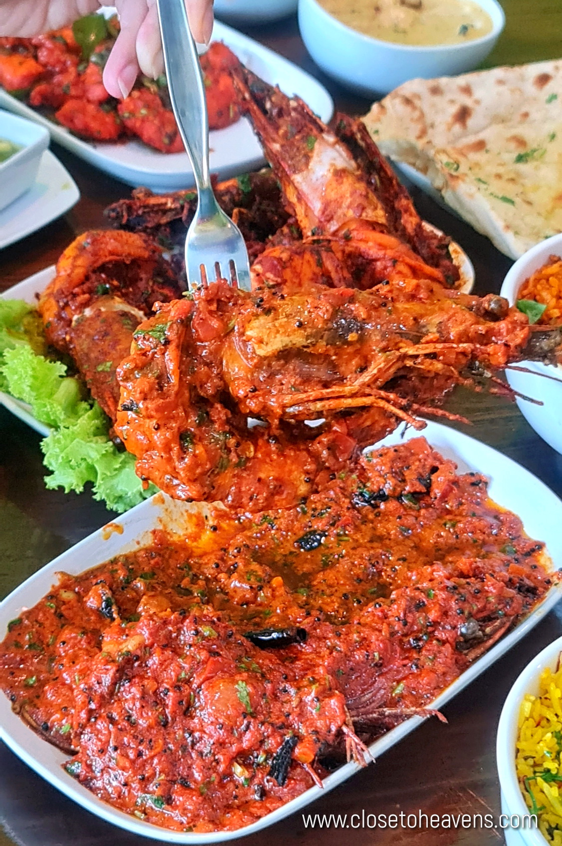 Indian Food Wala เจริญนคร 16 อาหารอินเดีย กุ้งยักษ์ หลักร้อย