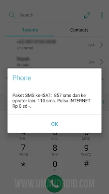Check Paket SMS Indosat Ooredoo