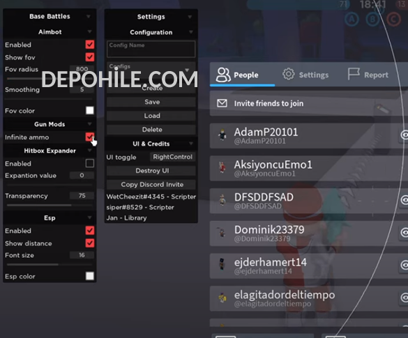 Roblox Base Battles Oyunu Aimbot, ESP Script Hilesi İndir Yeni