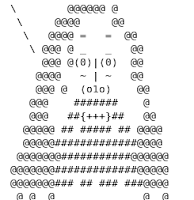Imagen de RMS (Richard Stallmannen ASCII)