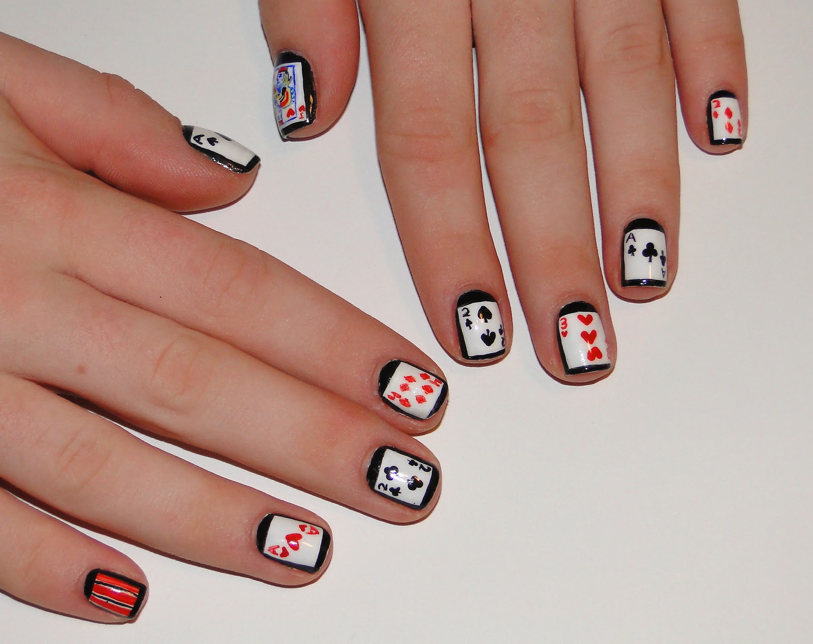 Playing Card Nail Art Ideas - wide 1