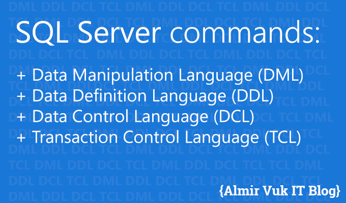 Sql Commands Tutorial Ddl Dml Tcl And Dql Commands