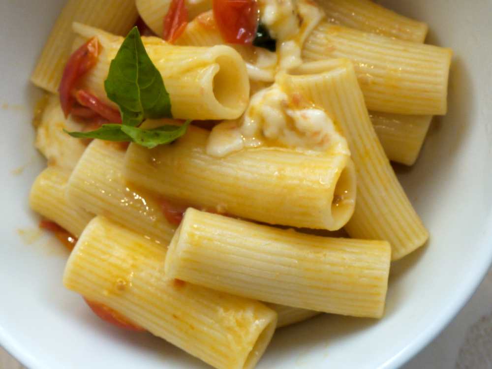 Aliter Dulcia rigatoni alla sorrentina