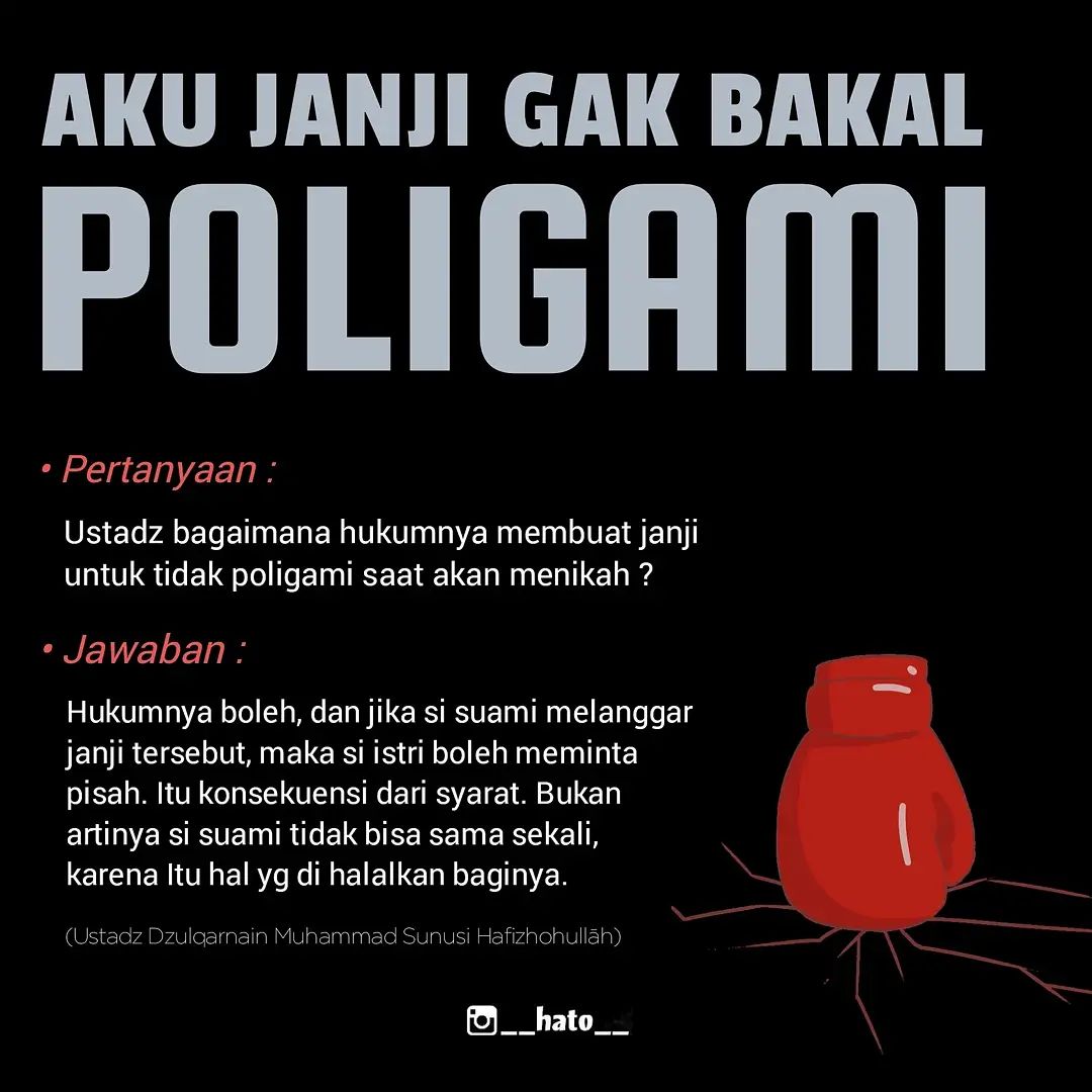 Foto Dakwah Hukum Membuat Janji Untuk Tidak Poligami Saat Akan Menikah Dalam Islam Foto Dakwah Hukum Membuat Janji Untuk Tidak Poligami Saat Akan Menikah Dalam Islam