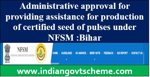 production of certified seed