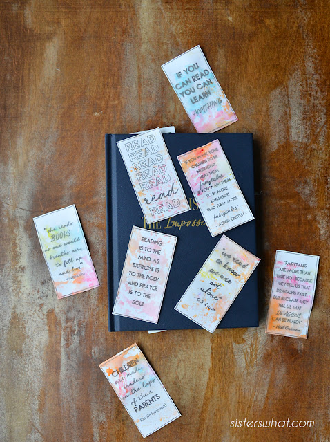 free printable bookmarks modern