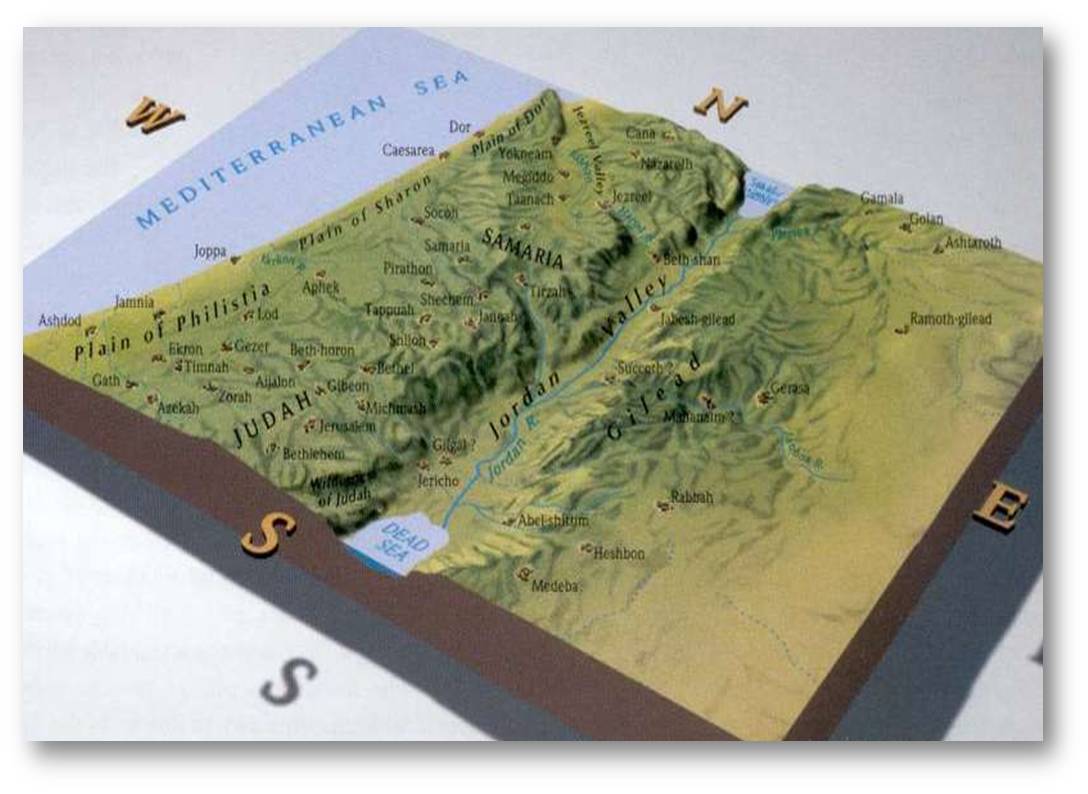 Sea Of Galilee Jordan River Map