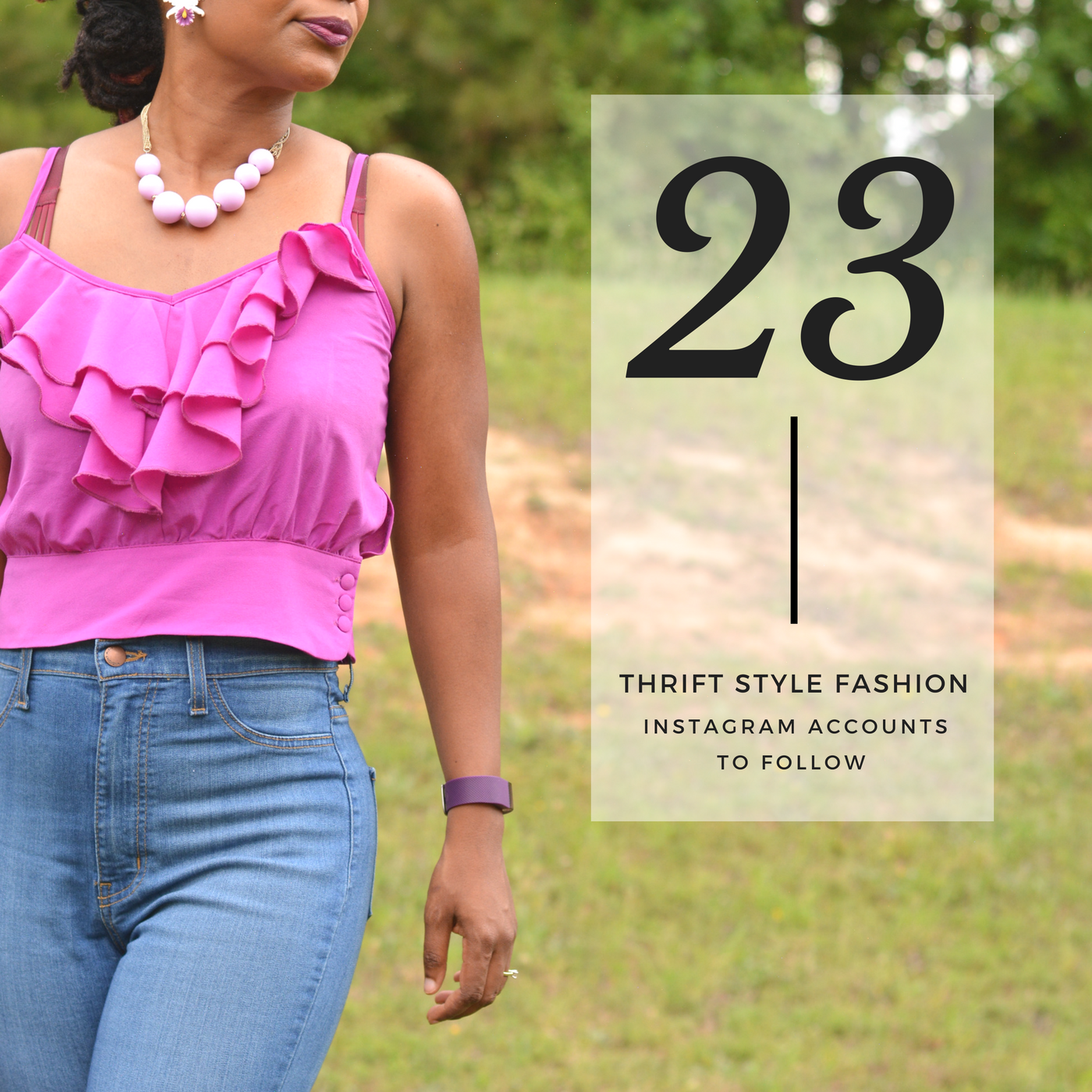 thrift style fashion on instagram