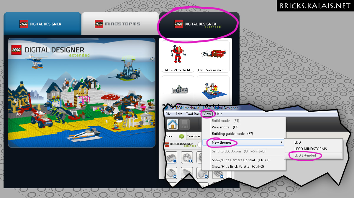 Ledningsevne Limited gentage Secrets of LDD - 10 useful tips for LEGO Digital Designer - Kalais Bricks -  LEGO® Blog