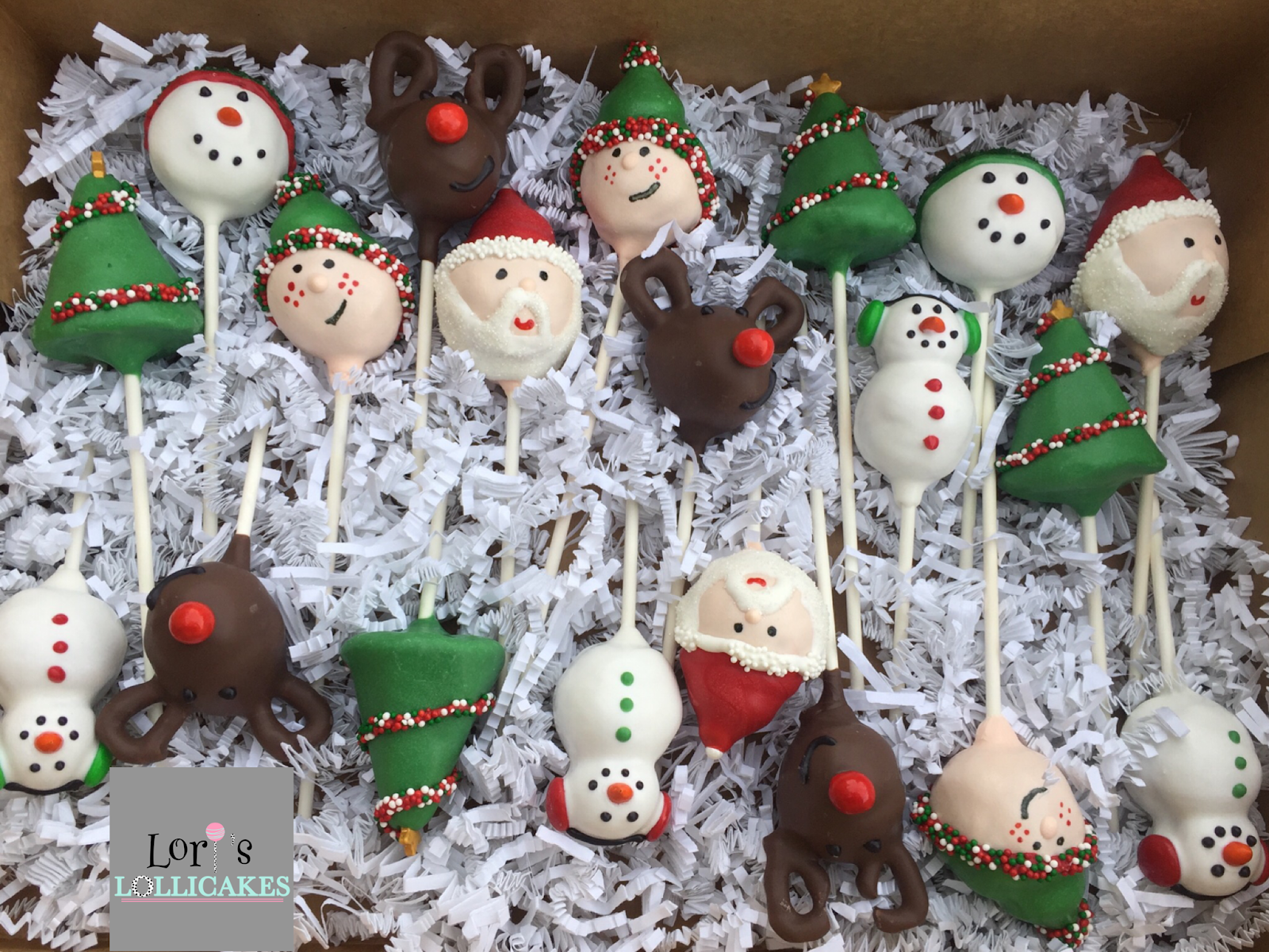 Lori's Lollicakes Elf cake pops