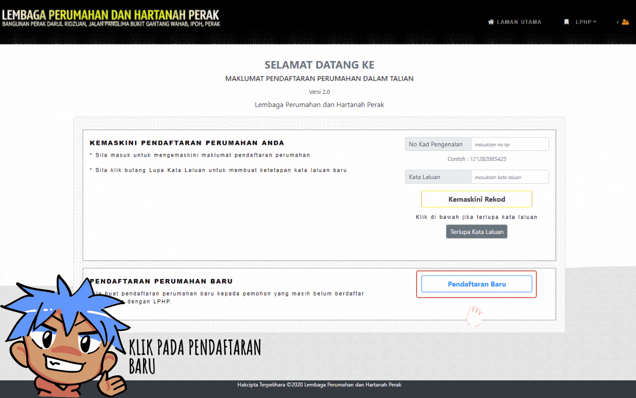Perumahan Negeri Perak Cara Membuat Permohonan Hadiri Temuduga Syuderis Com