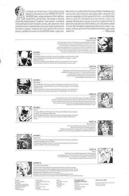 DC Comics of the 1980s: 1986 - History of the DC Universe Portfolio