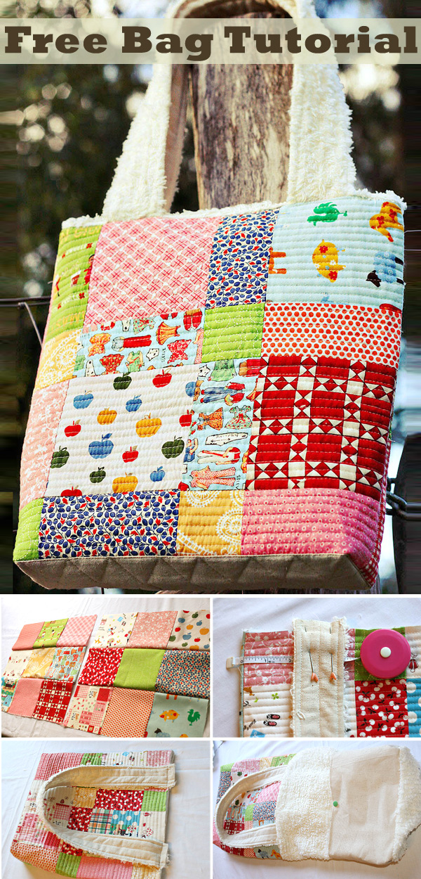 Quilted Patchwork Tote Bag Tutorial (Part 2) DIY Tutorial Ideas!