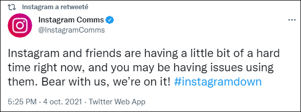 انستغرام لا يعمل