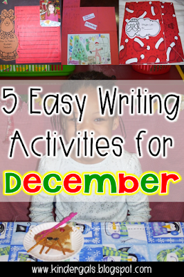 KinderGals: Five Christmas Writing Activities