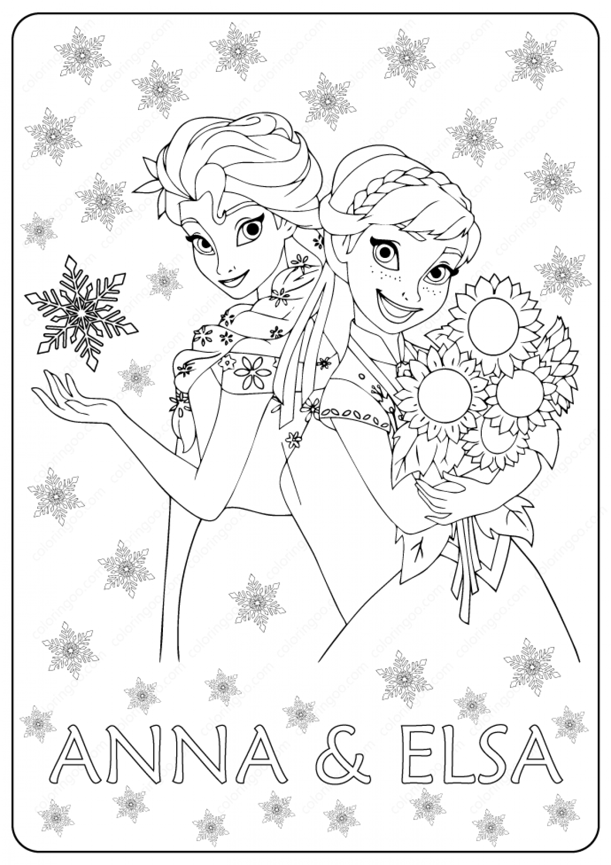 Desenhos da Frozen para Colorir