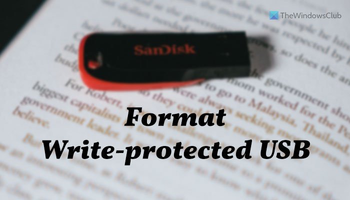 Formatear Pen Drive USB protegido contra escritura