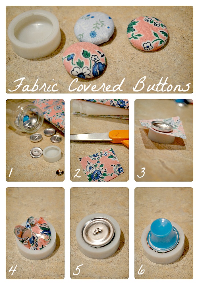 The Life of Jennifer Dawn Fabric Covered Button Tutorial